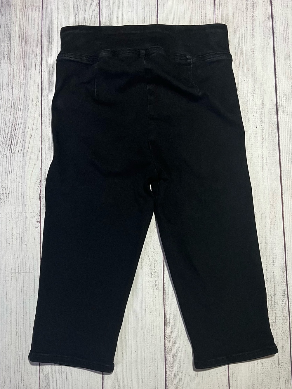 Frame Jetset Capri Sheen Noir High Rise Pull On Jeans Leggings size 1